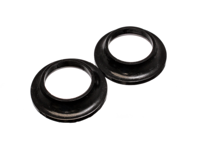 Energy Suspension - Energy Suspension 3.6110G Coil Spring Isolator Set Rear Polyurethane Black