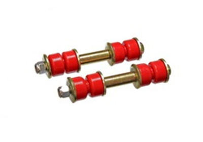 Energy Suspension - Energy Suspension 9.8120R Sway Bar End Link Kit Front Polyurethane Red