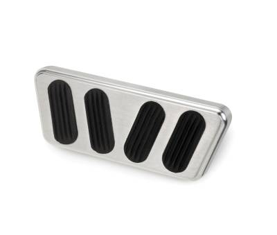 Lokar - Lokar BAG-6123 Billet Aluminum Automatic Brake Pedal Pad 64-68 MUSTANG
