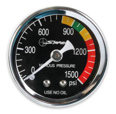NOS/Nitrous Oxide System - NOS 15932NOS Sniper Nitrous Pressure Gauge