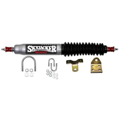 Skyjacker - Skyjacker 9100 Single Silv Steering Stabilizer w/Blk Boot for Isuzu/Suzuki/Dodge