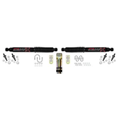 Skyjacker - Skyjacker 8220 Black Dual Steering Stabilizer Kit for 59-93 Ford/Chevy/GMC/Dodge