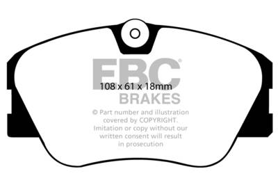 EBC Brakes - EBC Brakes DP2577 Greenstuff 2000 Series Sport Brake Pads