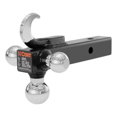 CURT - CURT 45675 Tri-Ball w/Hook