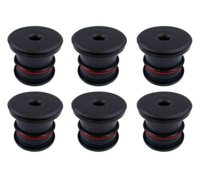 S&B Filters - S&B Filters Silicone Rubber Body Mount Set Black 08-16 Super Duty 81-1002