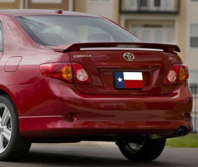 Dallas Automotive Restyling - DAR FG-183 Factory Post Mount Rear Spoiler Unpainted Lighted