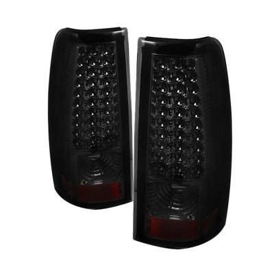 Spyder Auto - xTune Auto 5011244 Chrome LED Tail Lights Smoked Lens
