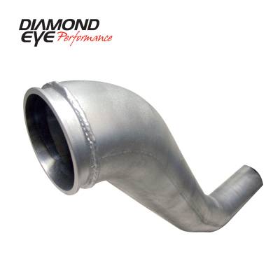 Diamond Eye Performance - Diamond Eye 221040 Hx40 Turbo Downpipe 4" Aluminized for 94-02 Dodge 5.9L