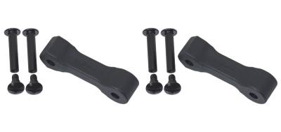 Kentrol - Kentrol 70089 Black Replacment Hood Catch Rubber Pair for 97-06 Jeep Wrangler TJ