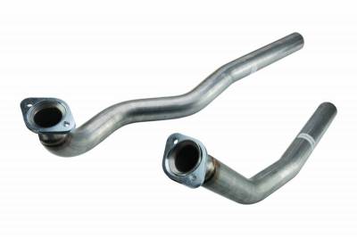 Pypes Performance Exhaust - Pypes DOF10S Stainless Steel 2.5" Downpipes 2 Bolt for 68-72 Oldsmobile 442