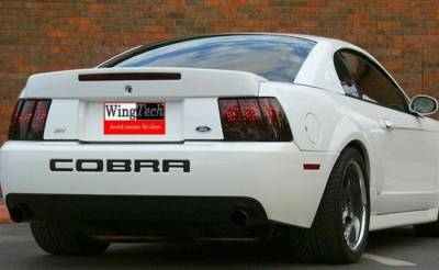 WingTech - WingTech Custom Style Flush Mount Rear Spoiler Lighted WT-14187