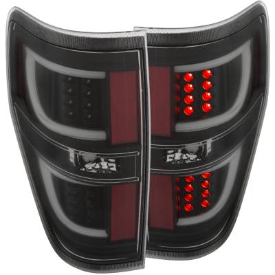 Anzo USA - Anzo USA Black LED Clear Lens Taillight Set Ford F150 311257
