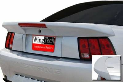 WingTech - WingTech Custom Style Flush Mount Rear Spoiler Lighted WT-14188