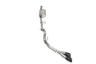 Corsa Performance - Corsa Perf 21166BLK 3.0" Cat-Back Single Side Exit for 21-24 F150 3.5T 145.4" WB