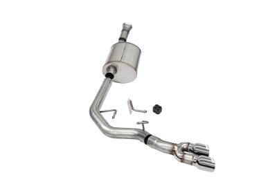 Corsa Performance - Corsa Performance 21156 3.0" Cat-Back Front Tire Exit for 21-24 F150 5.0L V8