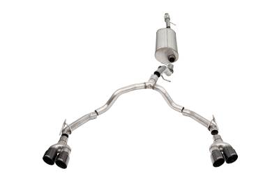 Corsa Performance - Corsa Performance 21127BLK Sport Cat-Back Exhaust System for 21-25 Tahoe/Yukon