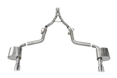 Corsa Performance - Corsa Performance 21072 Xtreme Valved Cat-Back Exhaust System for 15-23 Charger