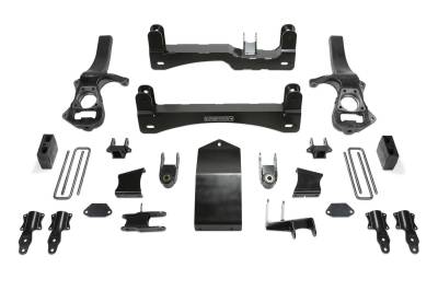 Fabtech - Fabtech K1137 6" Lift Kit w/Factory Adaptive Ride Ctrl 19-24 Sierra 1500 Denali