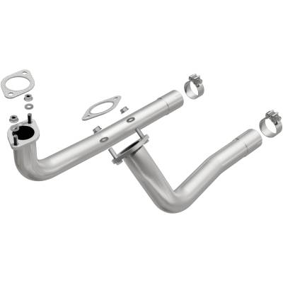 MagnaFlow Exhaust Products - MagnaFlow 19304 Performance Exhaust Stainless Manifold Downpipe 28.75" L