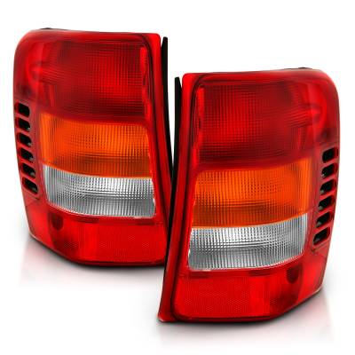 Anzo USA - Anzo USA 311308 Taillight Assembly for 99-04 Grand Cherokee WJ