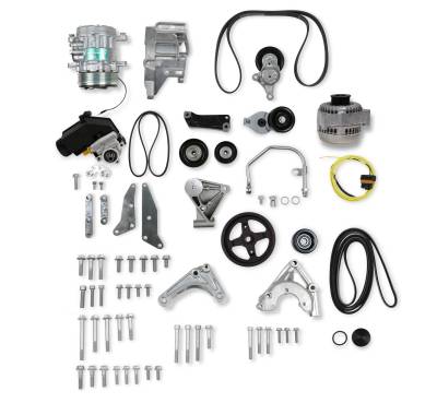 Holley - Holley Performance 20-163 Accessory Drive Belt Kit for 1900 GM Car w/LS 294-427