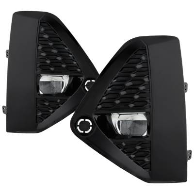 Spyder Auto - Spyder Auto 5087102 Clear LED Fog Light Assembly w/Switch