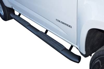 Steelcraft - Steelcraft 40-04500 Black 4" Step Bars for 15-23 Colorado/Canyon Crew Cab