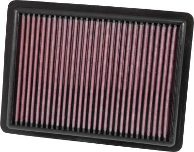 K&N - K&N 33-3096 Drop-In Replacement Air Filter