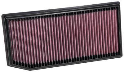 K&N - K&N 33-3142 High-Flow Washable Replacement Air Filter for 19-22 Mercedes-Benz