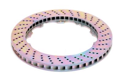 Dinan - Dinan D230-0393-D Rear Drilled Brake Rotor Set 345x28mm for BMW