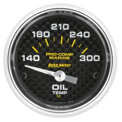 AutoMeter - AutoMeter 200764-40 Marine Electric Oil Temperature Gauge
