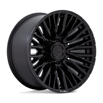Fuel 1PC - Fuel Off Road D84720008247 D847 REBAR 20x10 8x6.5 -18mm Blackout