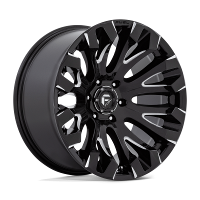 Fuel 1PC - Fuel Off Road D828 QUAKE 18x9 5x150 1mm Gloss Black/Milled D82818905650