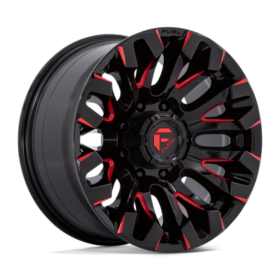 Fuel 1PC - Fuel Off Road D82918901750 D829 Quake 18x9 8x170 1mm Gloss Black/Milled Red