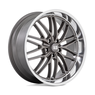 US Mag 1PC - US Mag Wheels U139 SANTA CRUZ 22x9 5x5.0 15mm Anthracite/Milled U13922907355