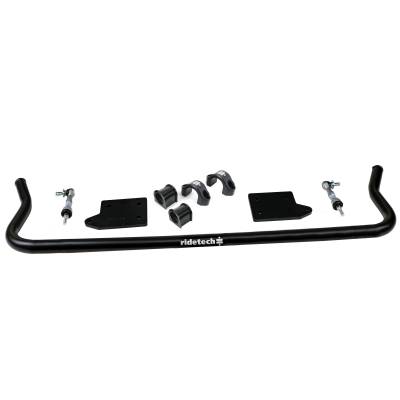 Ridetech - Ridetech 11019100 Front MuscleBar Swaybar Black for 55-57 Chevy Bel Air