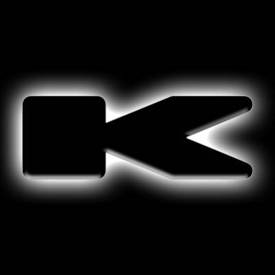 Oracle Lighting - Oracle 3141-K-001 Universal Illuminated LED Letter Badges Matte Black Finish "K"