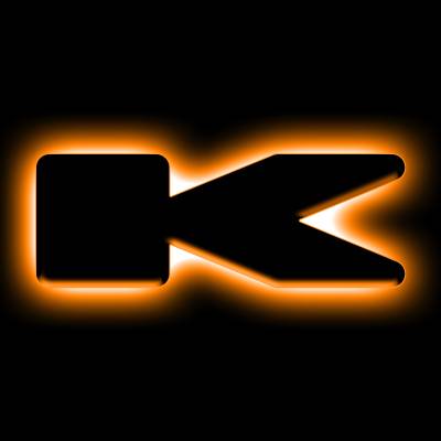 Oracle Lighting - Oracle 3141-K-005 Universal Illuminated LED Letter Badges Matte Black Finish "K"