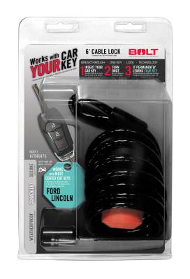 BOLT - BOLT 7040476 6' Cable Lock for Ford Center Cut