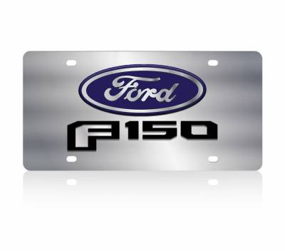 Eurosport Daytona - Eurosport Daytona 1505N2-1 Stainless License Plate Ford F150 Logo