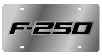 Eurosport Daytona - Eurosport Daytona 1506N-1W Stainless License Plate Ford F250 Logo