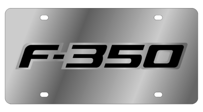 Eurosport Daytona - Eurosport Daytona 1507N-1W Stainless License Plate Ford F350 Logo