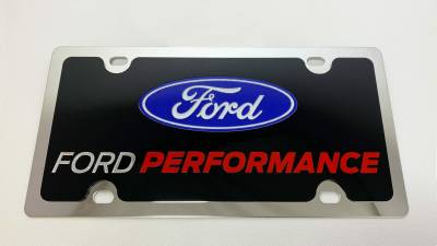 Eurosport Daytona - Eurosport Daytona 1531N-1 Stainless License Plate Ford Performance Logo