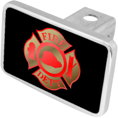 Eurosport Daytona - Eurosport Daytona 8950XL-1 Class III 2" Hitch Plug Fire Dept Shield Logo