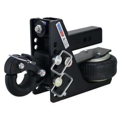 Shocker Hitch - Shocker Hitch SH-HDMB633-200 Shocker HD 20K 2" Max Black Air Receiver Hitch
