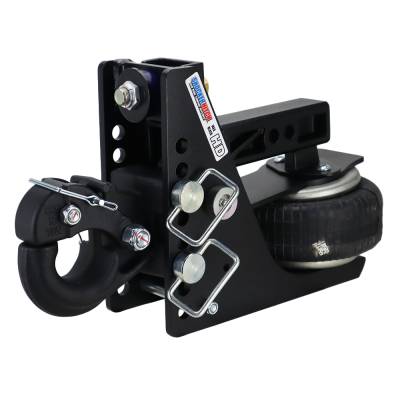 Shocker Hitch - Shocker Hitch SH-HDMB633-300 Shocker HD 20K 3" Max Black Air Receiver Hitch
