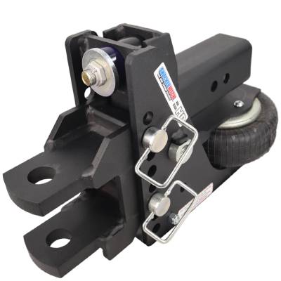 Shocker Hitch - Shocker Hitch SH-HDMB660-300 Shocker HD 20K 3" Max Black Air Receiver Hitch