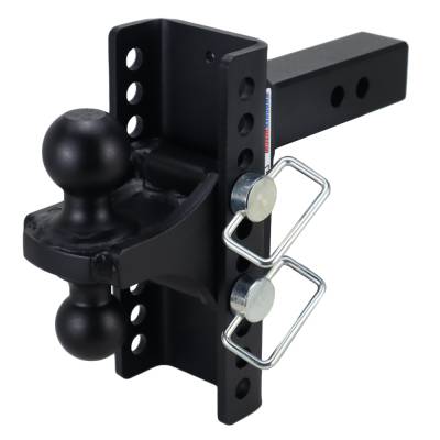Shocker Hitch - Shocker Hitch SH-XR100-10-340BLK Shocker XR 12K 2" Adjustable Receiver Hitch