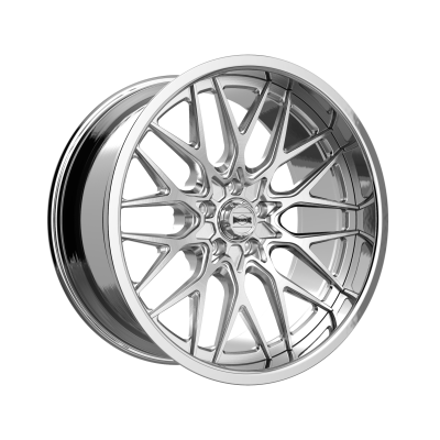 Ridler Wheels - Ridler Wheels 681 Series 22x10.5 5x5.0 10mm Brushed Silver/Polished 681-22173P