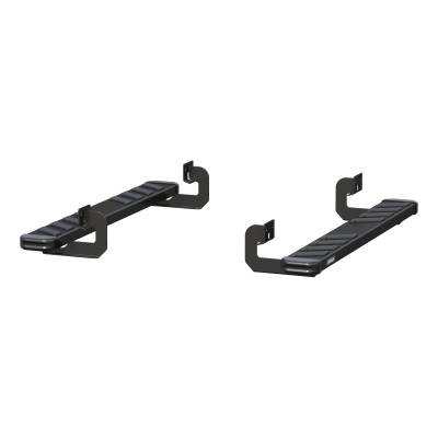 ARIES - ARIES 2554022 6"x53" Black Steel Running Boards for Ford F150 Regular Cab
